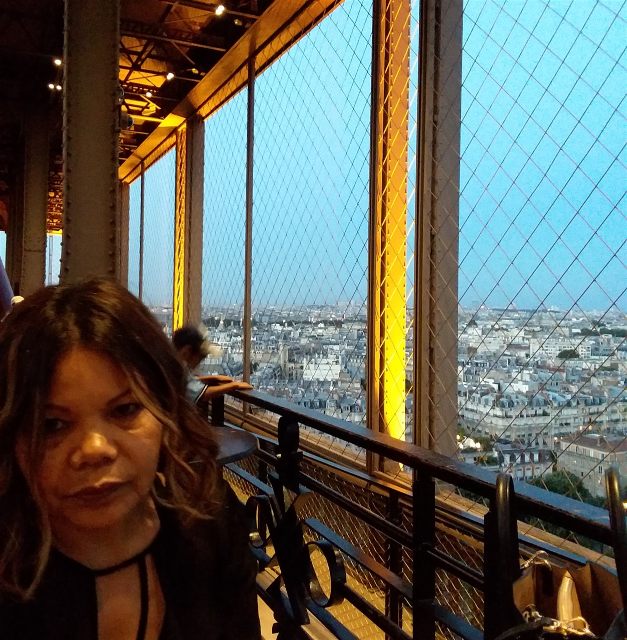 SECOND LEVEL PROMENADE OF THE EIFFEL TOWER.