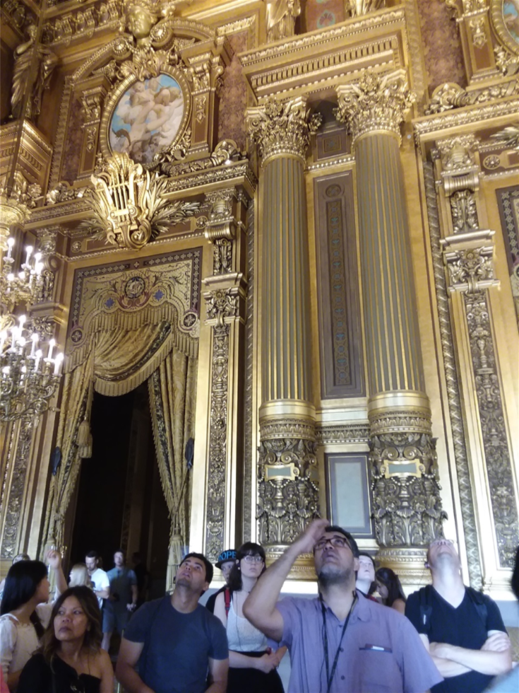 INSIDE OPÉRA GARNIER.