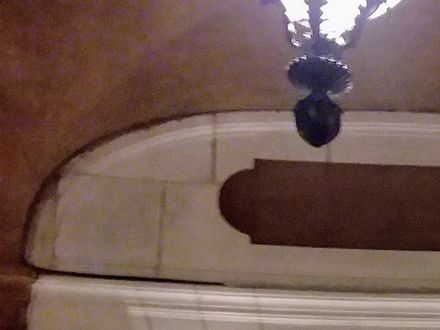 Photo of the lovely vase with Farida and Rayhend in front of me. This is just a tiny hint of the almost unbelievable opulence of the Operá Garnier.