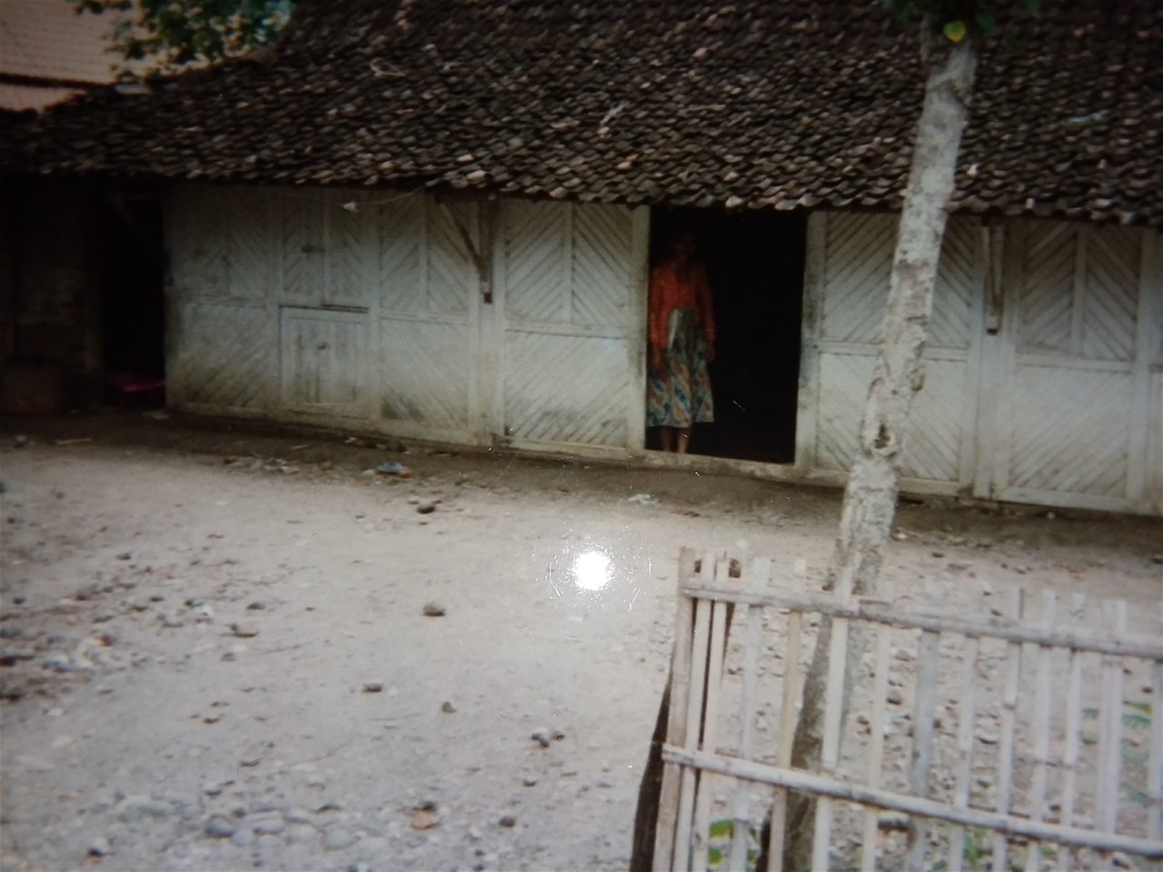 A TYPICAL HOUSE IN THE DANAU TOBA AREA.