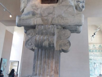 I know that this elaborate column is not from Paris. It is actually from the Palace of Darius the Great which was in Susa which was on the south west side of the Persian empire. But NOW it IS in Paris. If you want to see it, go to the Near Eastern antiquities section of the Louvre Museum.