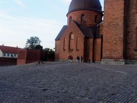Two mausoleums of Roskilde Cathedral.