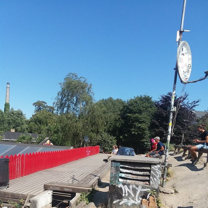 Cars are not allowed in Freetown Christiana. In the near future, the open trade of ganja may also be prohibited. The Danmark government as well as many residents have been attacking this trade. Soon, Pusher Street may be empty of the dealers and their tables. Then the 