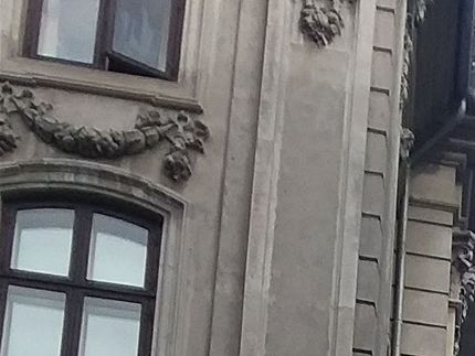 Fredricks' Church built in the Rococco architectural style; Copenhagen. The inscription above the entrance means 