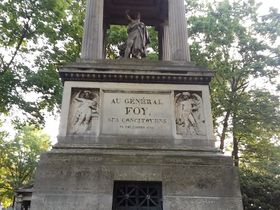 I spoke of General Foy on the Paris Page of this web site. This gravesite is in Père Lachaise Cemetery. He was a military commander under Napoleon Bonaparte I.