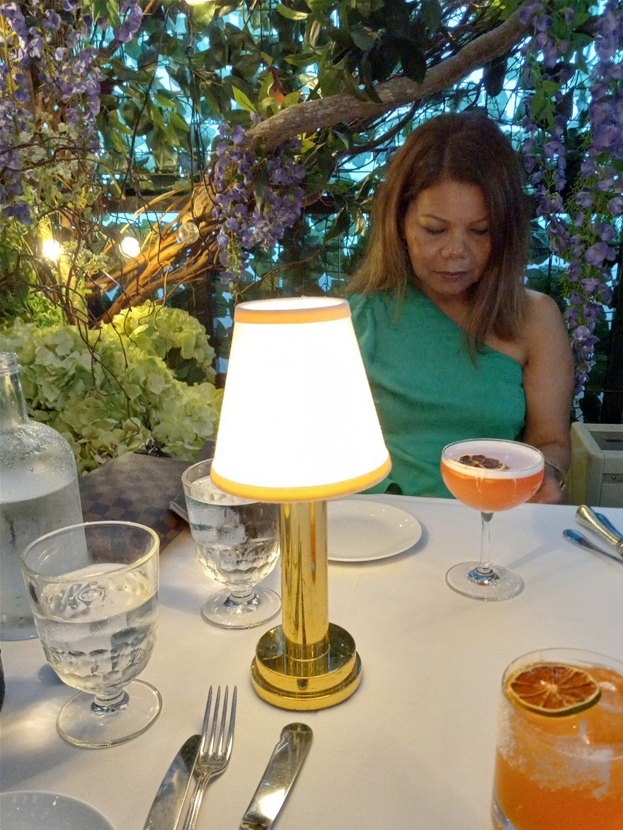 Another view at the 9th floor fine dining venue at The Beekman Hotel. Temple Court is the name of this restaurant and the chef, Tom Colicchio, is quite renowned in NYC.