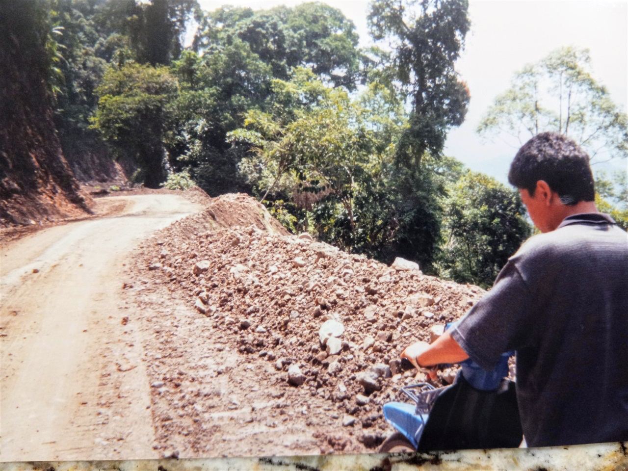 WE TRAVELED FROM PAKKAT TO BARUS ON A MOTOCYCLE. 