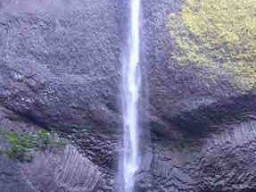 This is Latourell Waterfall, another one of the five waterfalls that we visited in the Columbia River Gorge Park area.